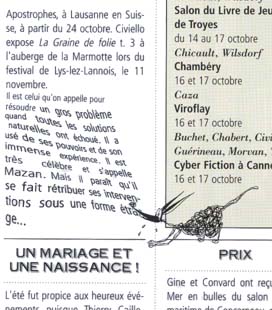 Voici un type d' illustration où l' ordinateur est indispensable, pour la défformation du texte..