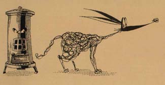 Le poêle et gribouillis